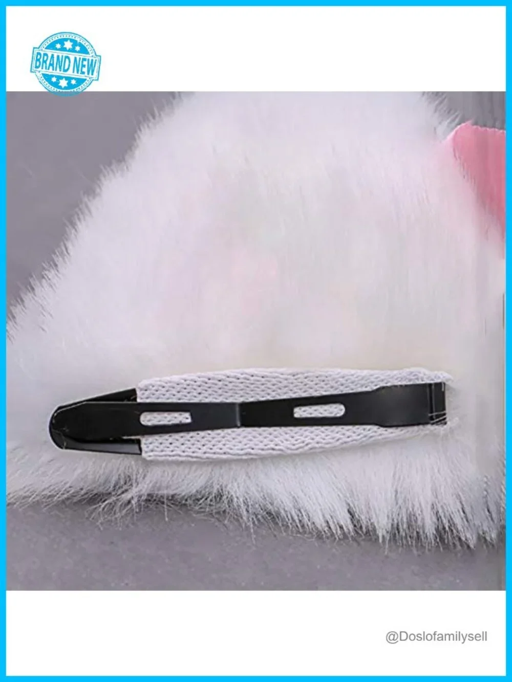 Furry Cat Ears Hair Clip - Cosplay Halloween Headpiece